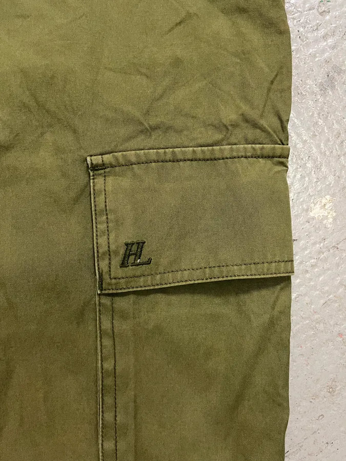 Helmut Lang Olive Military Multi Zips Cargo Pants (L) eMKjsHc 7