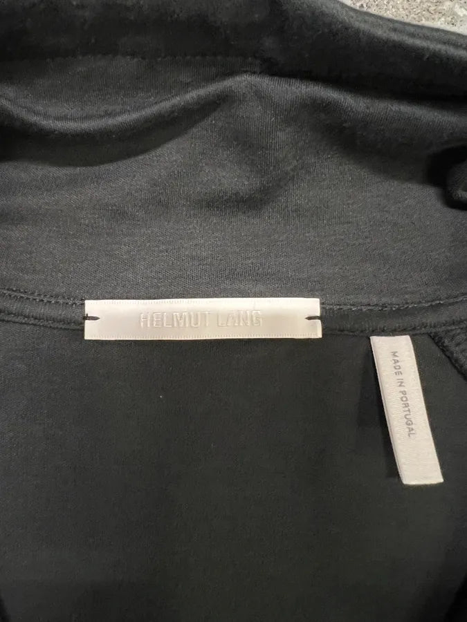 Helmut Lang Quarter Zip Black & Brown Sweater (M) 2