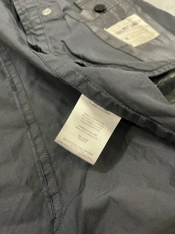 Helmut Lang Raining Avant-Garde Obscure Black Parka Jacket umqsXBc 12