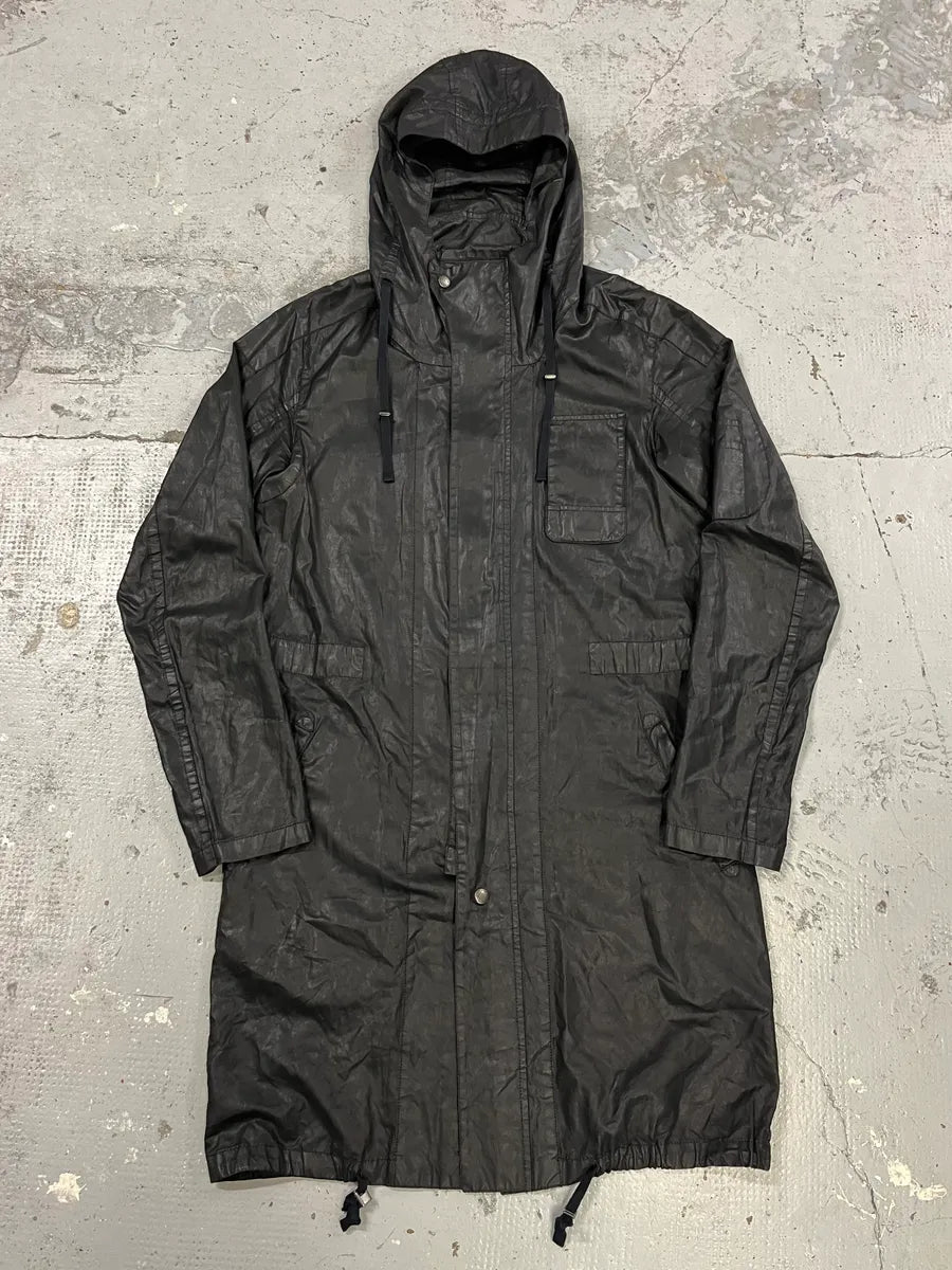 Helmut Lang Raining Avant-Garde Obscure Black Parka Jacket umqsXBc 2