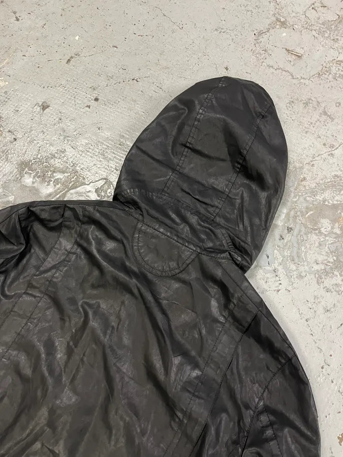 Helmut Lang Raining Avant-Garde Obscure Black Parka Jacket umqsXBc 6