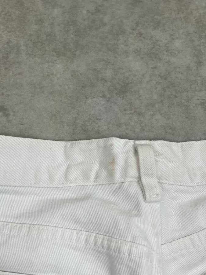 AW2000 Helmut Lang White Denim Straight-Leg Jeans jDhVbDl 14