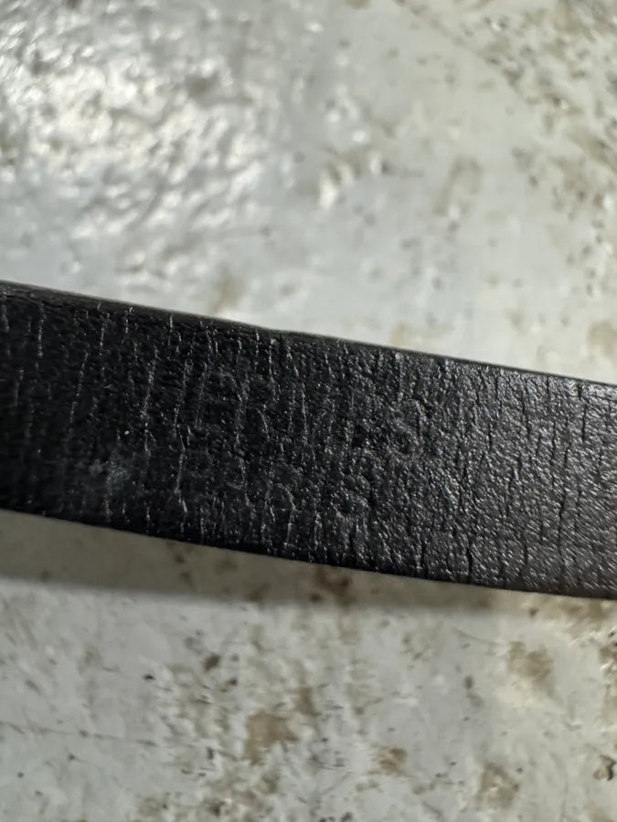 Hermes Behapi Black Leather Bracelet dYxdBCh 5