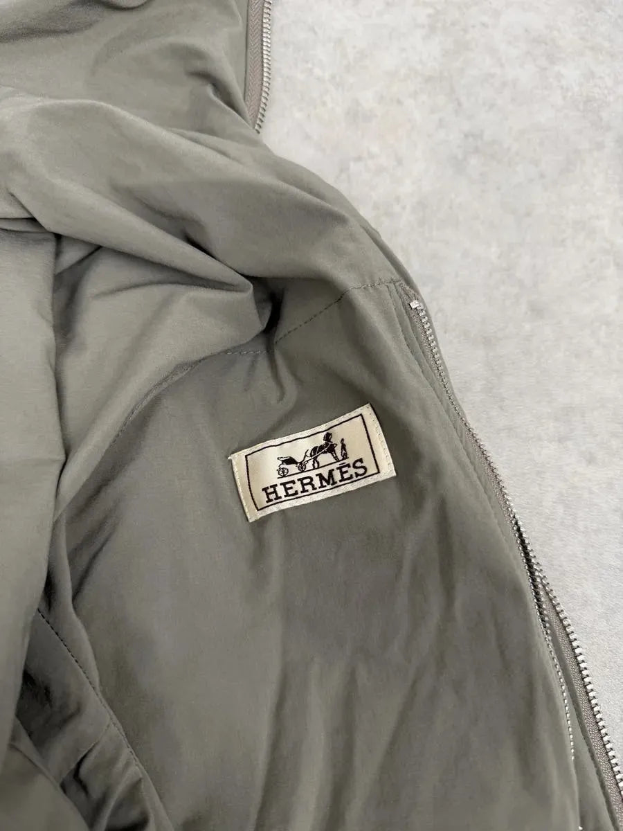 Hermes Faded Grey Light Windbreaker Jacket yDfWMUD 10