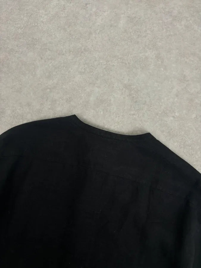 Hermès Black Linen Shirt  fPnqCmy 5