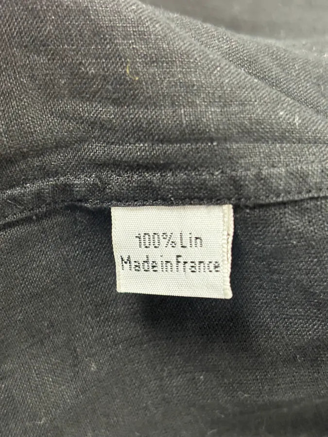 Hermès Black Linen Shirt  fPnqCmy 10