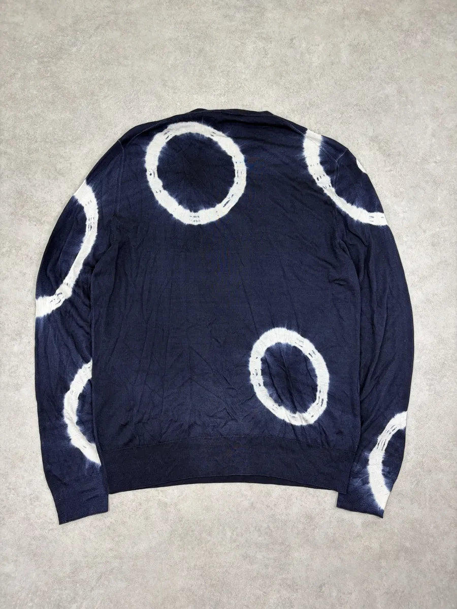 Hermès Navy Abstract Circle Sweater  xJbaCWR 3