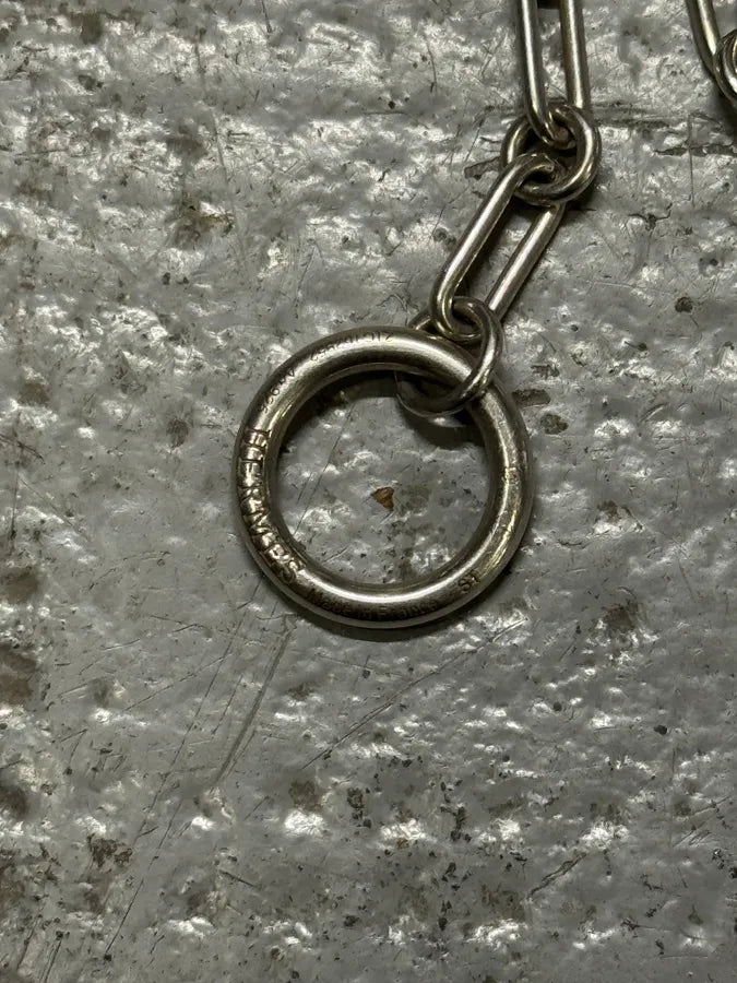 Hermès Punk Sterling Silver Chain Toggle Closure Bracelet plSZvEf 6
