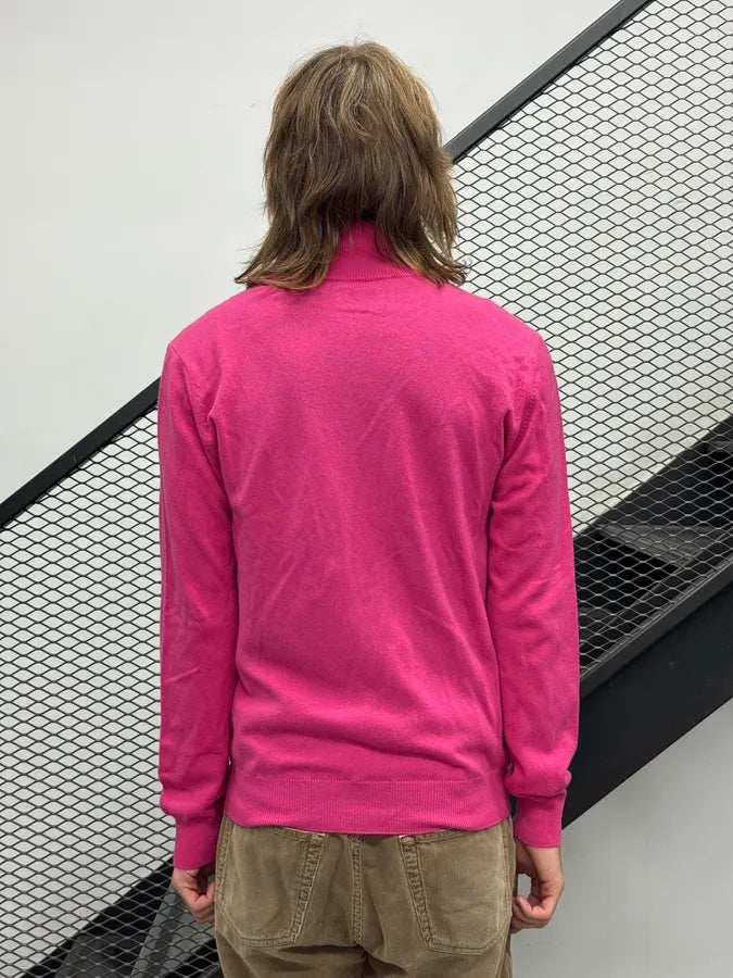 Hermès Sample Pink Minimalist Half Zip Sweater OhjBqBs 1