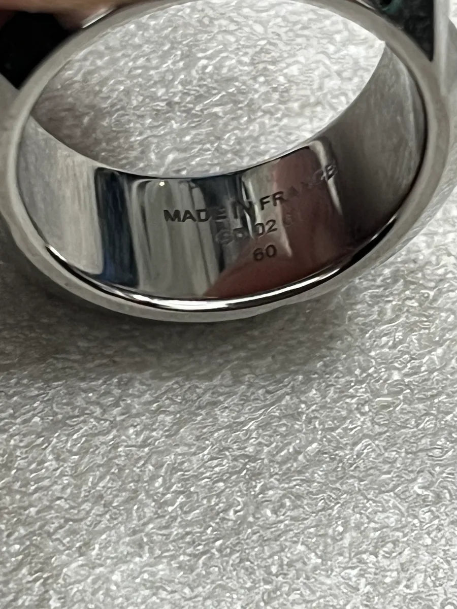 Hermès Silver Sac à Dépêches Ring VVQGmIG 9