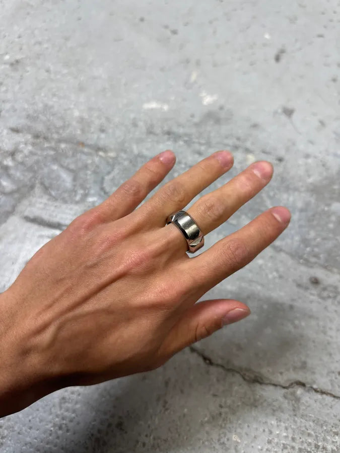 Hermès Silver Sac à Dépêches Ring (OS) egsuaMb 7
