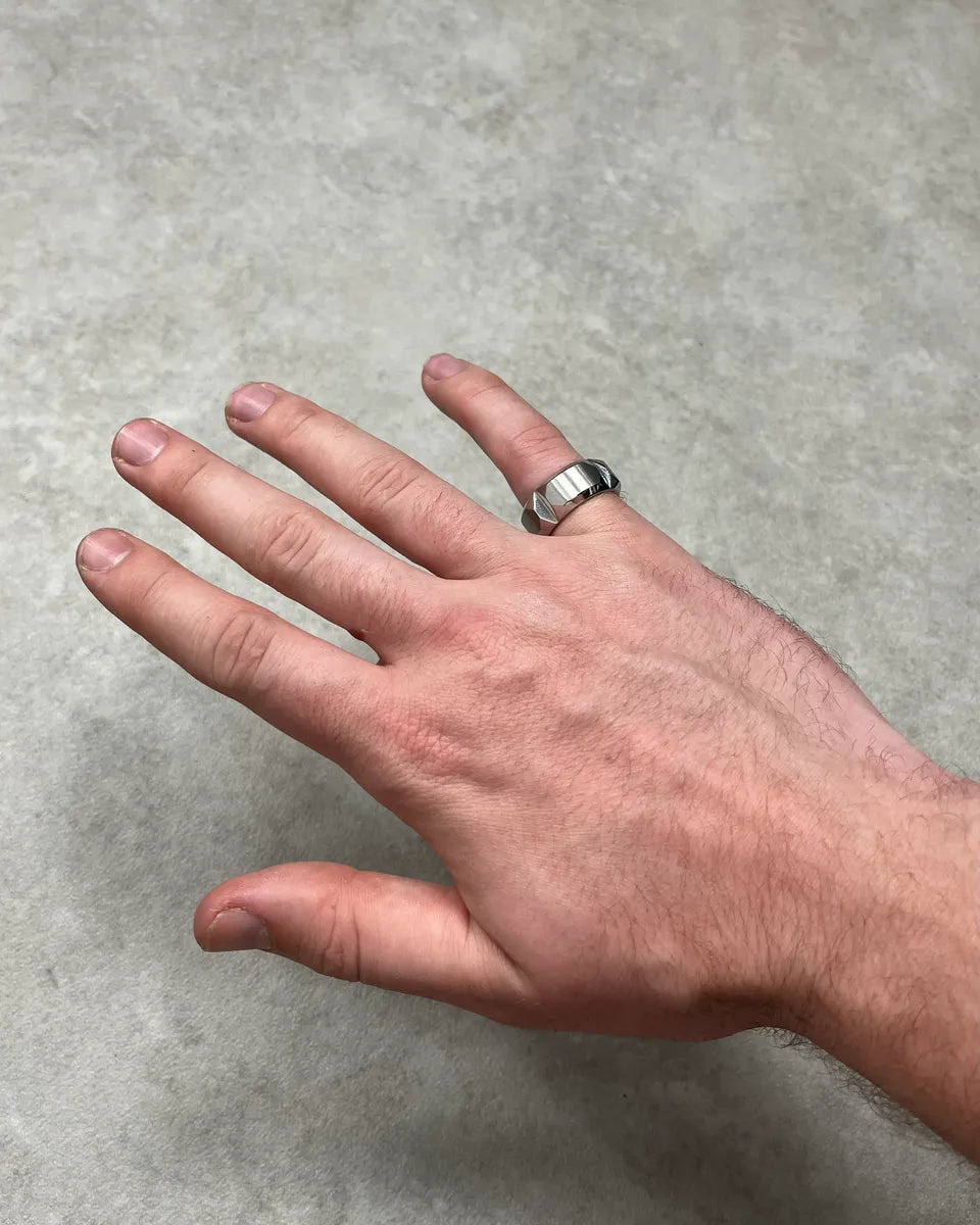 Hermès Silver Sac à Dépêches Ring VVQGmIG 3