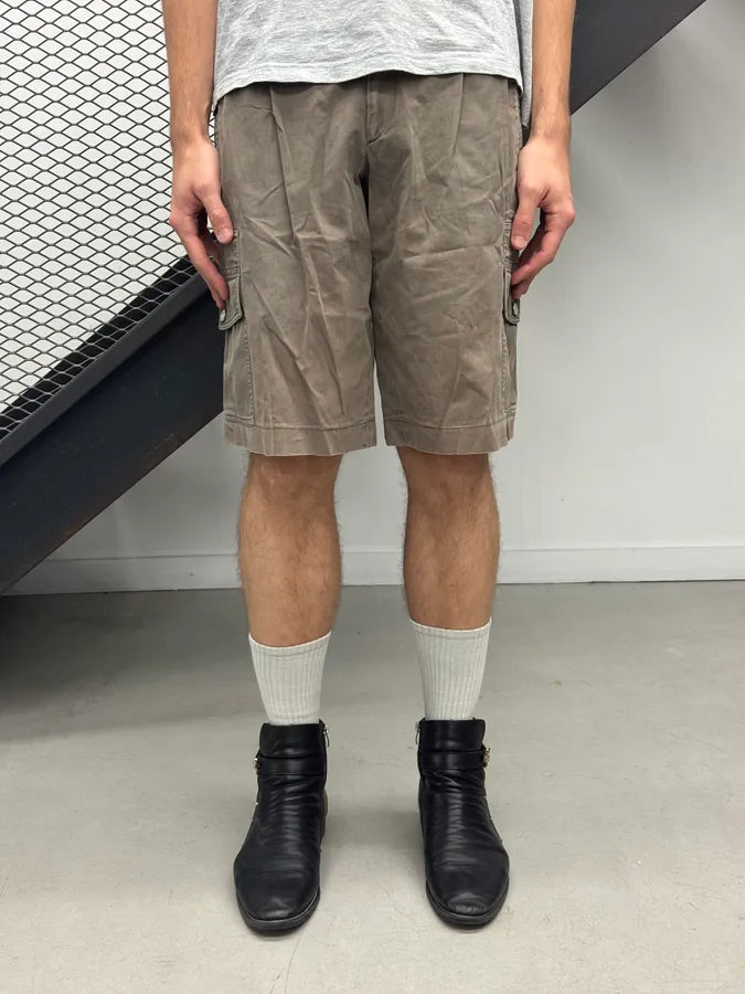 2000s Hermès Taupe Cargo Shorts EQzjvoh 1