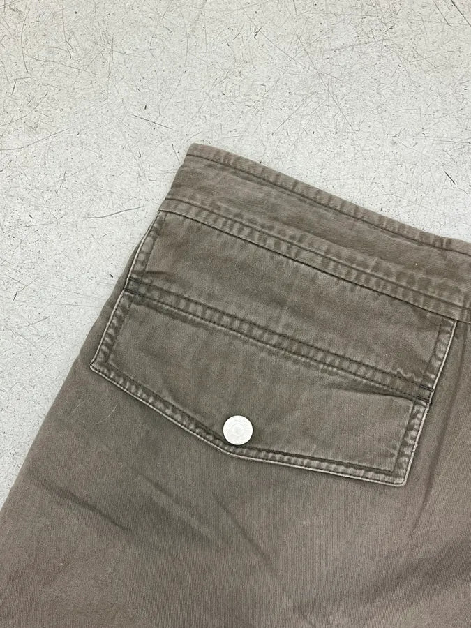 2000s Hermès Taupe Cargo Shorts EQzjvoh 11