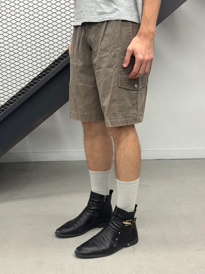 2000s Hermès Taupe Cargo Shorts EQzjvoh 2