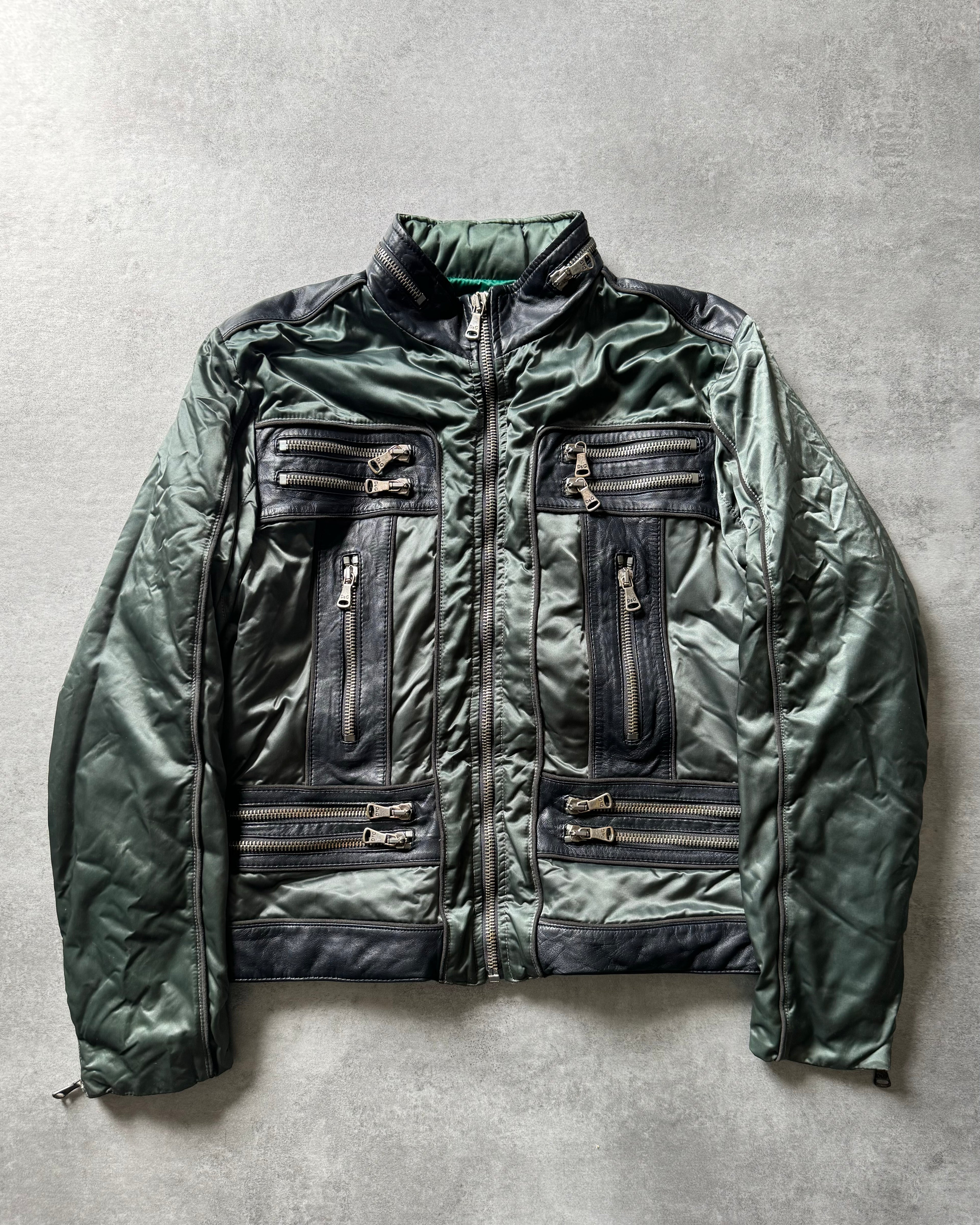 AW2007 Dolce & Gabbana Multi Zips Utility Jacket (L) - 1
