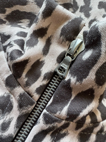 Dries Van Noten Cozy Creamy Leopard Zip-Up (M) - 10