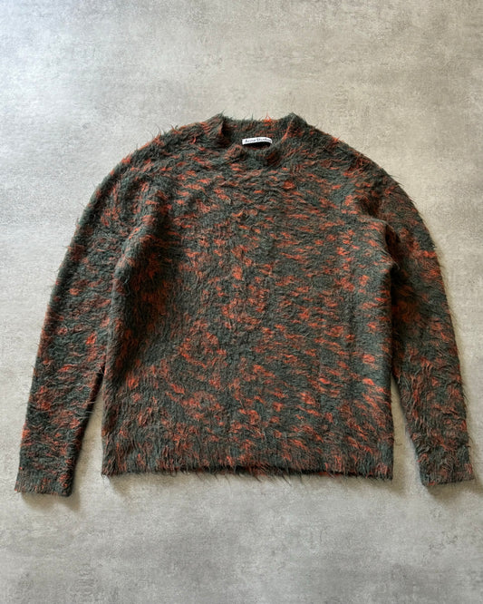 AW2021 Acne Studios Kristo Brushed Jacquard Mohair Crew Knit (L) - 1