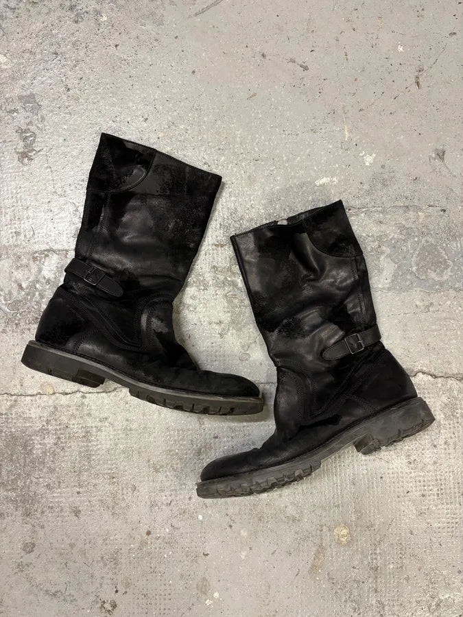 Hugo Boss Black Avant-Garde Ankle Leather Boots CWEilNM 0
