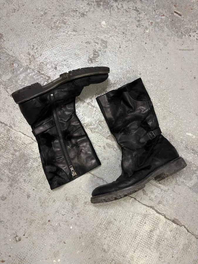 Hugo Boss Black Avant-Garde Ankle Leather Boots CWEilNM 2