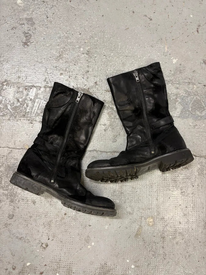 Hugo Boss Black Avant-Garde Ankle Leather Boots CWEilNM 1