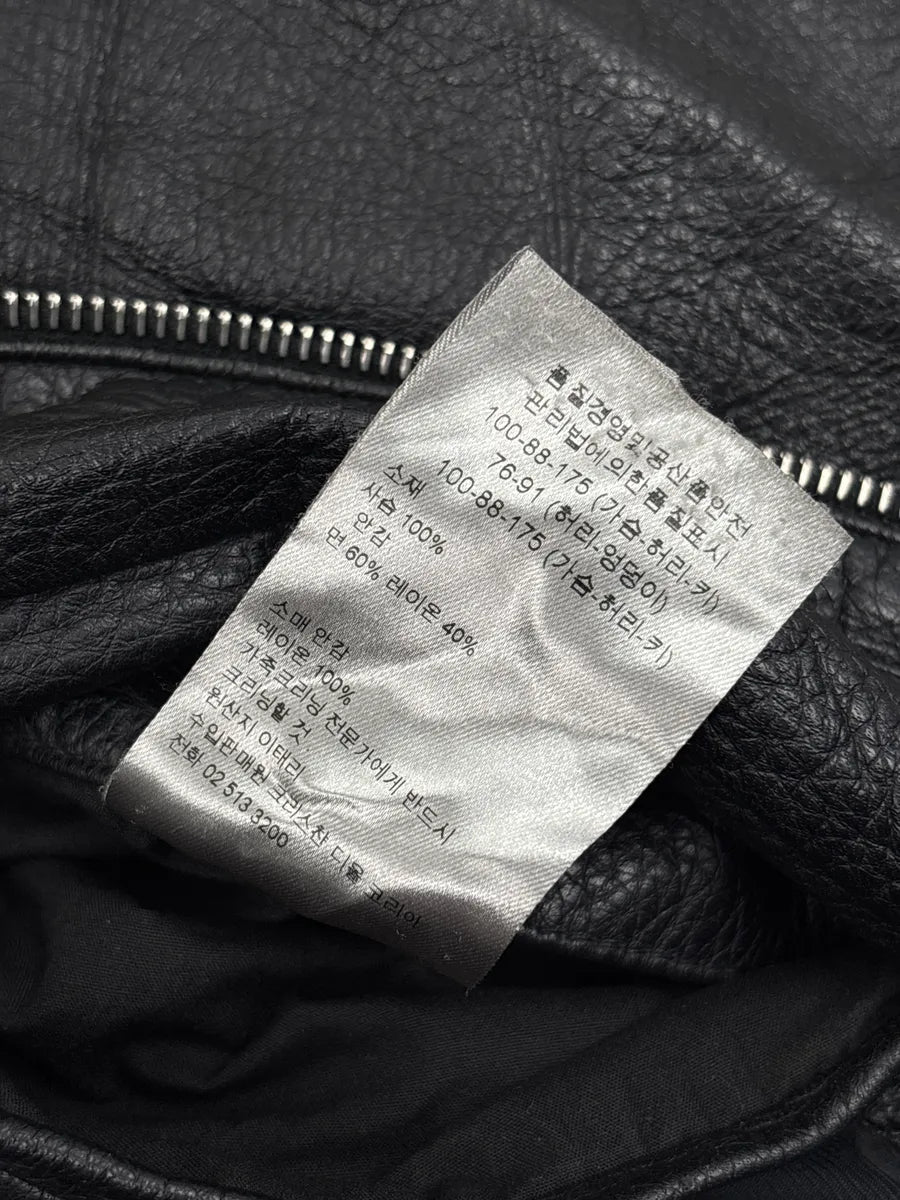 2010s Dior Black Leather Zip-Up Bomber Jacket by Kris Van Assche hwnQAIyK 12