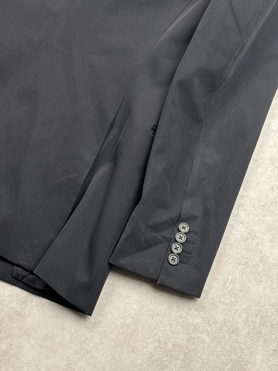 AW1996 Prada Black Three-Button Tailored Blazer hxDXcxhm 8