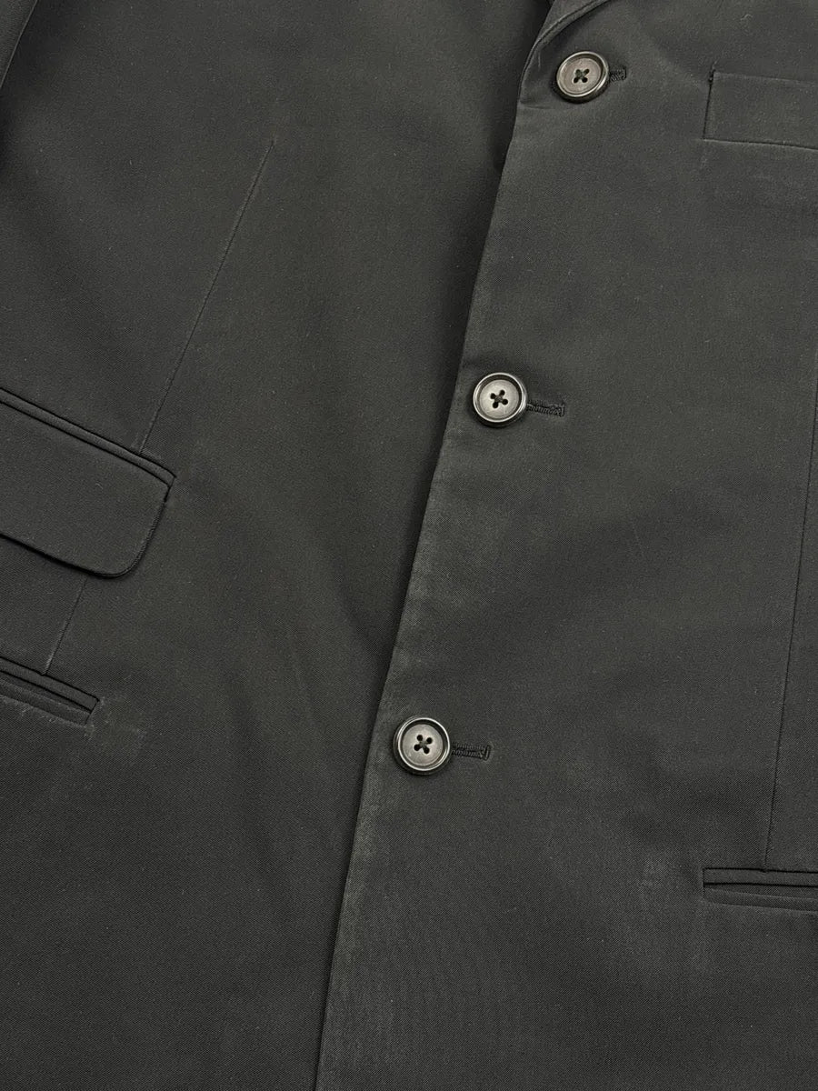 AW1996 Prada Black Three-Button Tailored Blazer hxDXcxhm 6