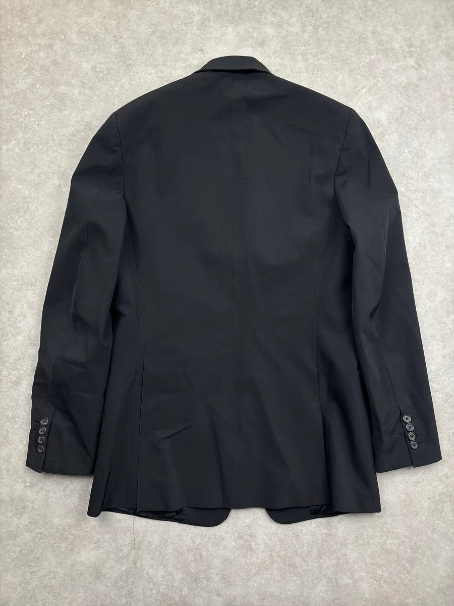 AW1996 Prada Black Three-Button Tailored Blazer hxDXcxhm 4