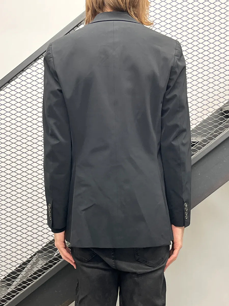 AW1996 Prada Black Three-Button Tailored Blazer hxDXcxhm 2