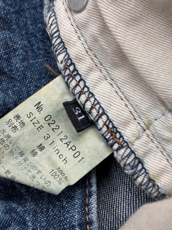 Hysteric Glamour Blue Denim Patchwork Denim Jeans ZSBjHpK 11