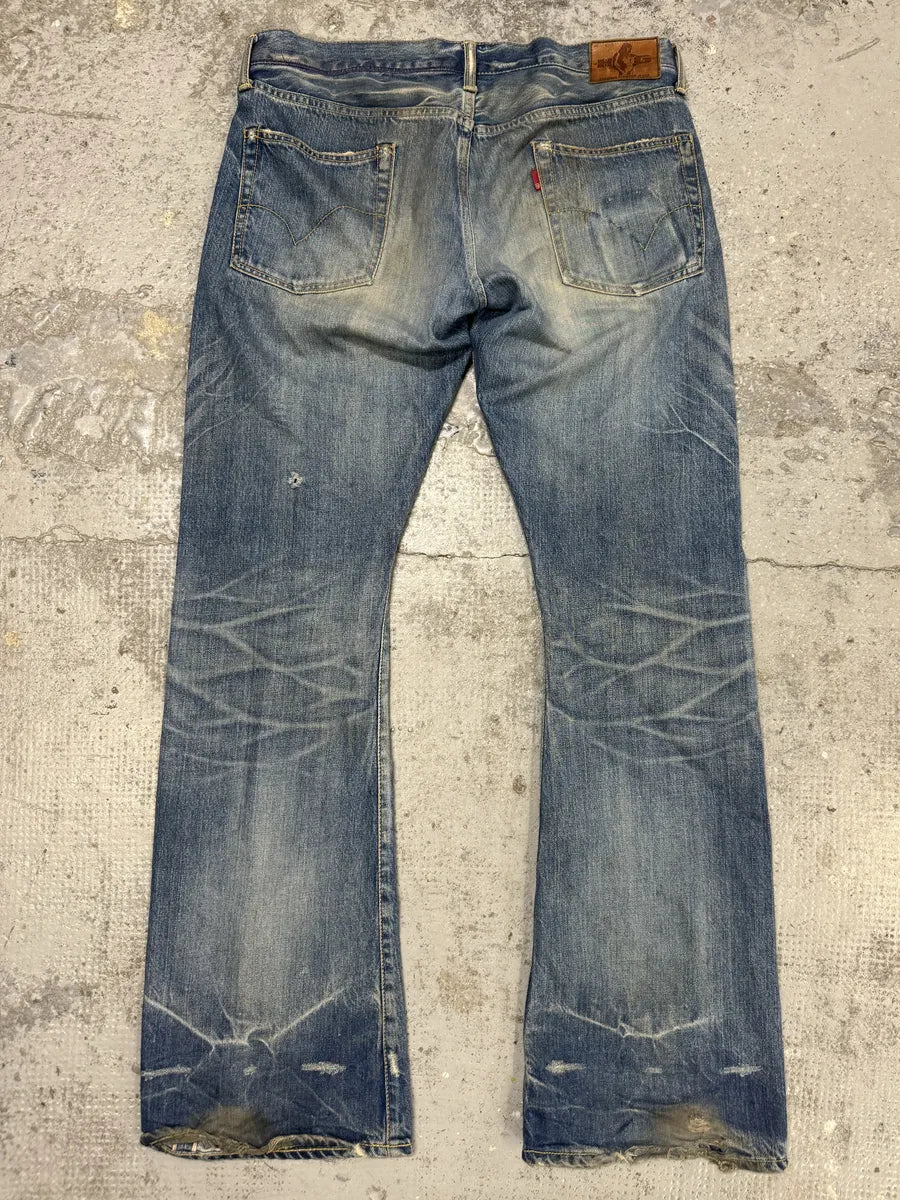 Hysteric Glamour Japanese Blue Studded Denim Jeans Zzjaswy 1