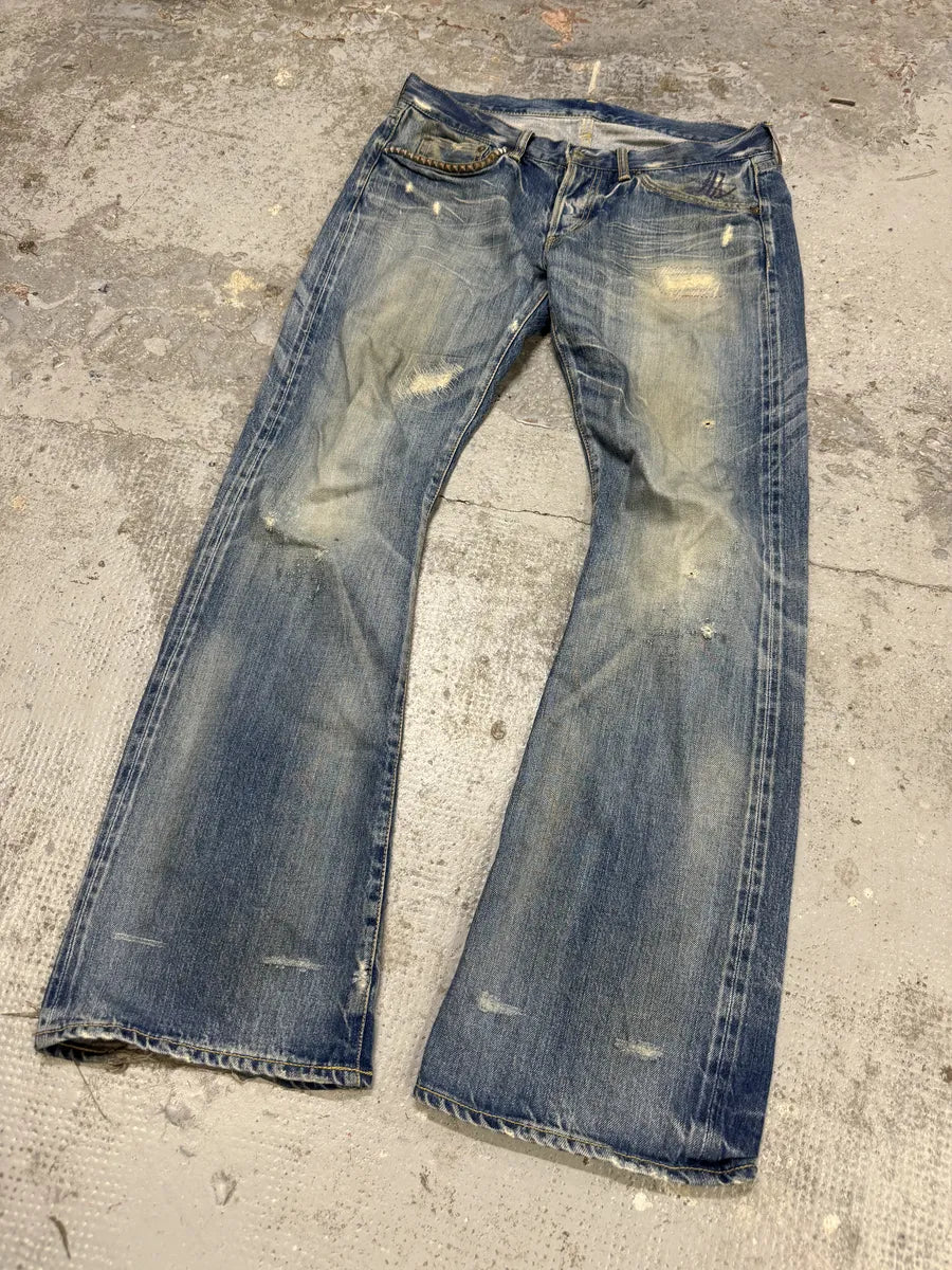 Hysteric Glamour Japanese Blue Studded Denim Jeans Zzjaswy 11