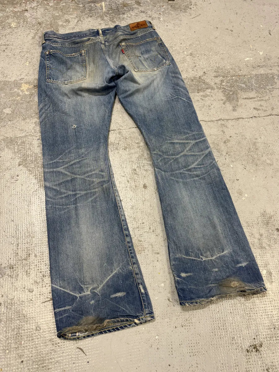 Hysteric Glamour Japanese Blue Studded Denim Jeans Zzjaswy 5