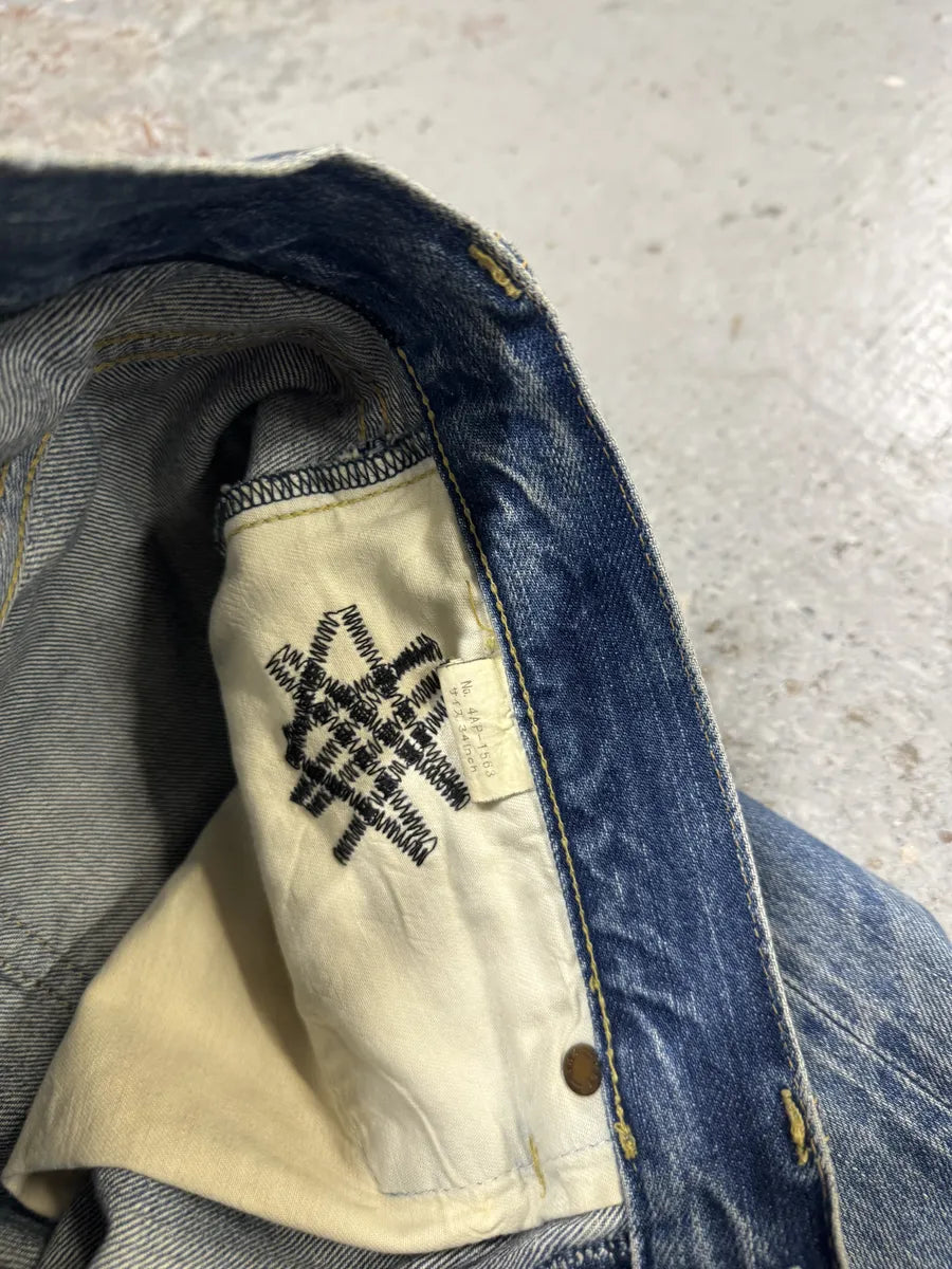 Hysteric Glamour Japanese Blue Studded Denim Jeans Zzjaswy 7