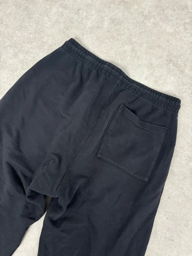 Dries Van Noten Black Minimal Straight Wide-Leg Sweatpants VsEMttW 6