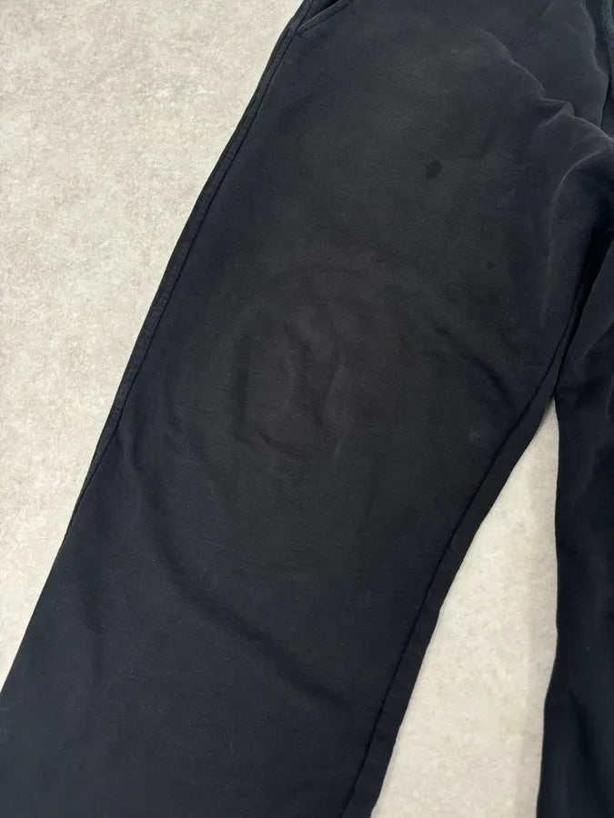 Dries Van Noten Black Minimal Straight Wide-Leg Sweatpants VsEMttW 8