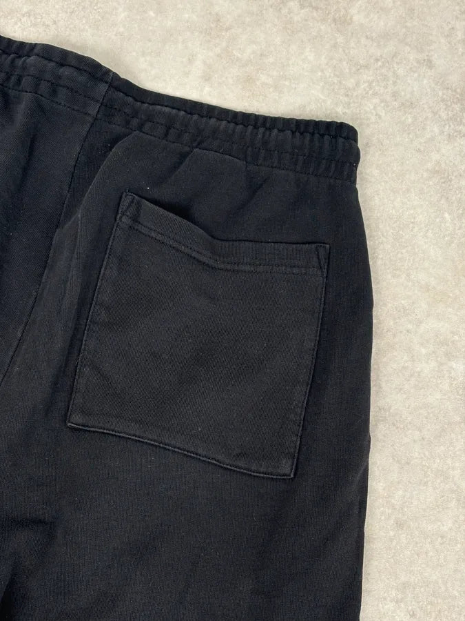 Dries Van Noten Black Minimal Straight Wide-Leg Sweatpants VsEMttW 7