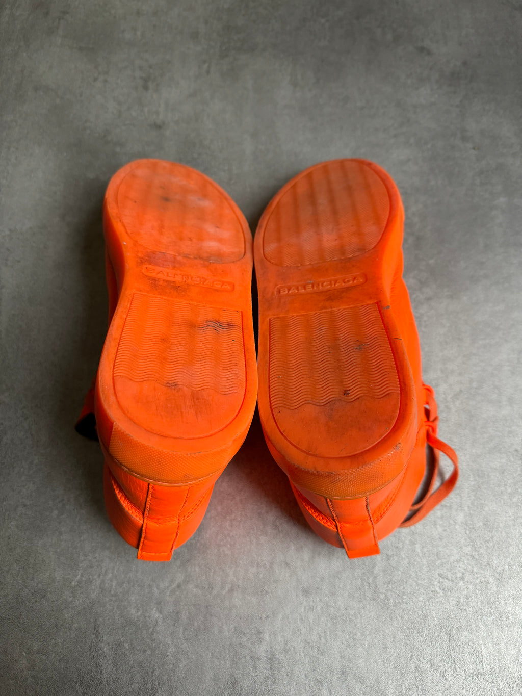Balenciaga Arena High Neon Orange Leather (45,5) - 3
