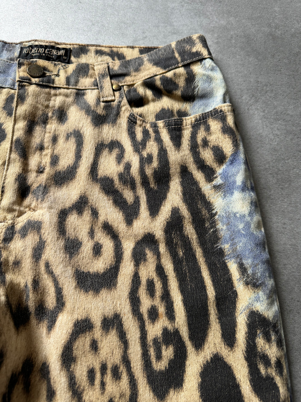 2000s Roberto Cavalli Jaguar Ocean Exploration Pants (M) - 7