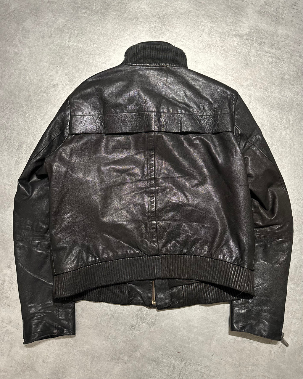 AW2008 Emporio Armani Obscure Premium Alpha Leather Jacket (M/L) - 4