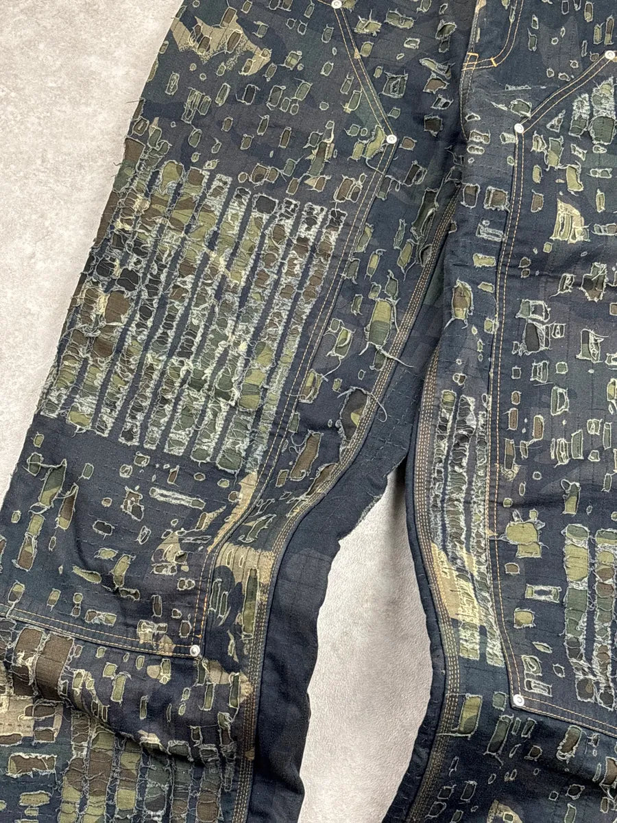 Givenchy Dark Khaki Distressed Camo Carpenter Pants by Matthew Williams iWwnBaBM 5