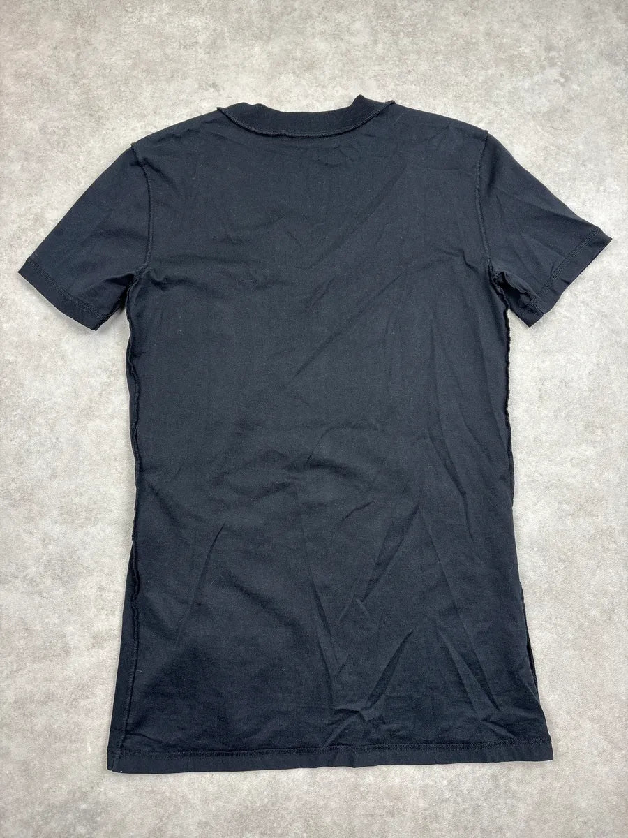 2000s Dolce & Gabbana Black Embellished Neckline T-Shirt iXdQrvRt 5