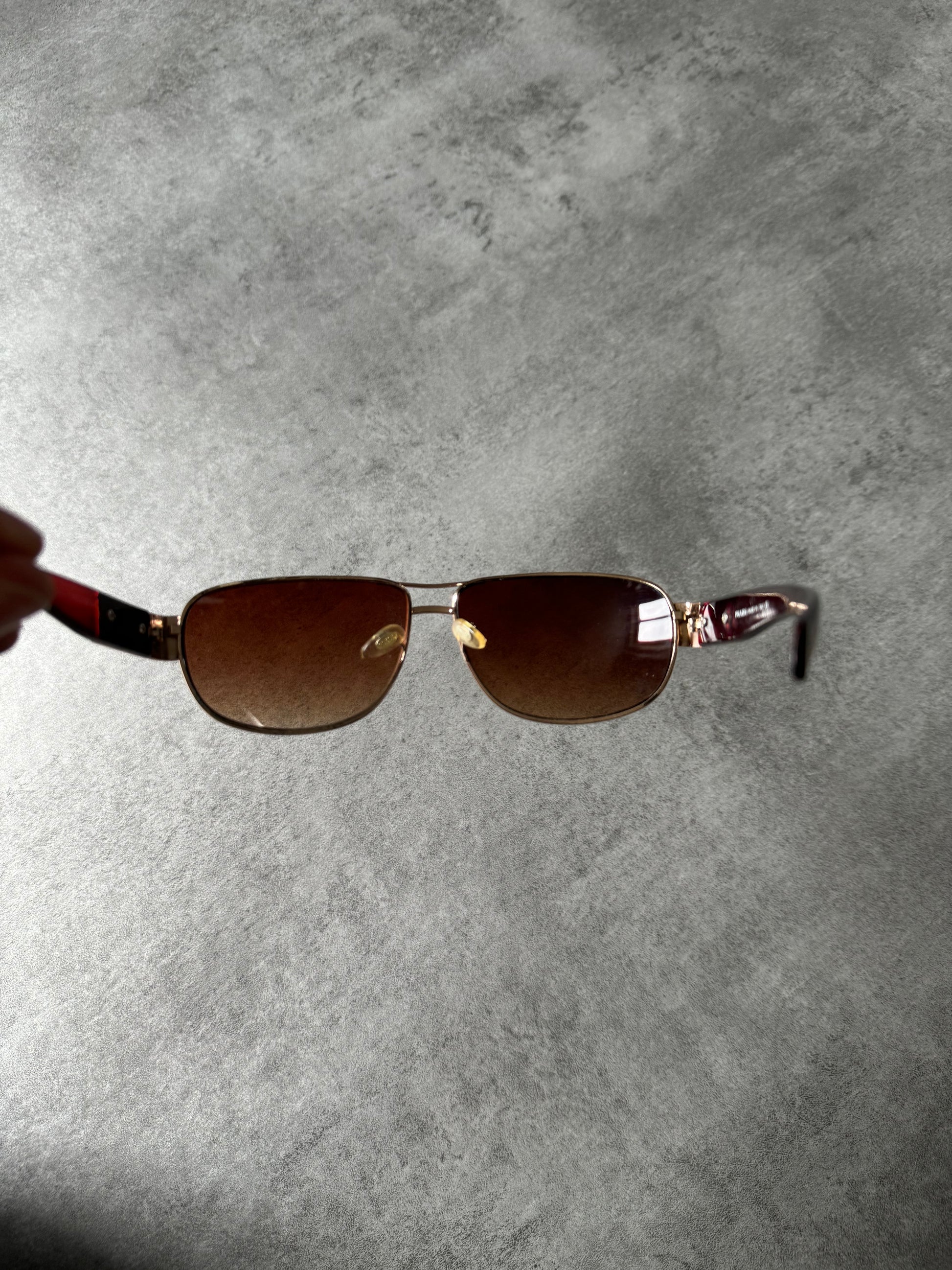 2000s Prada Aviator Sunglasses (OS) - 3