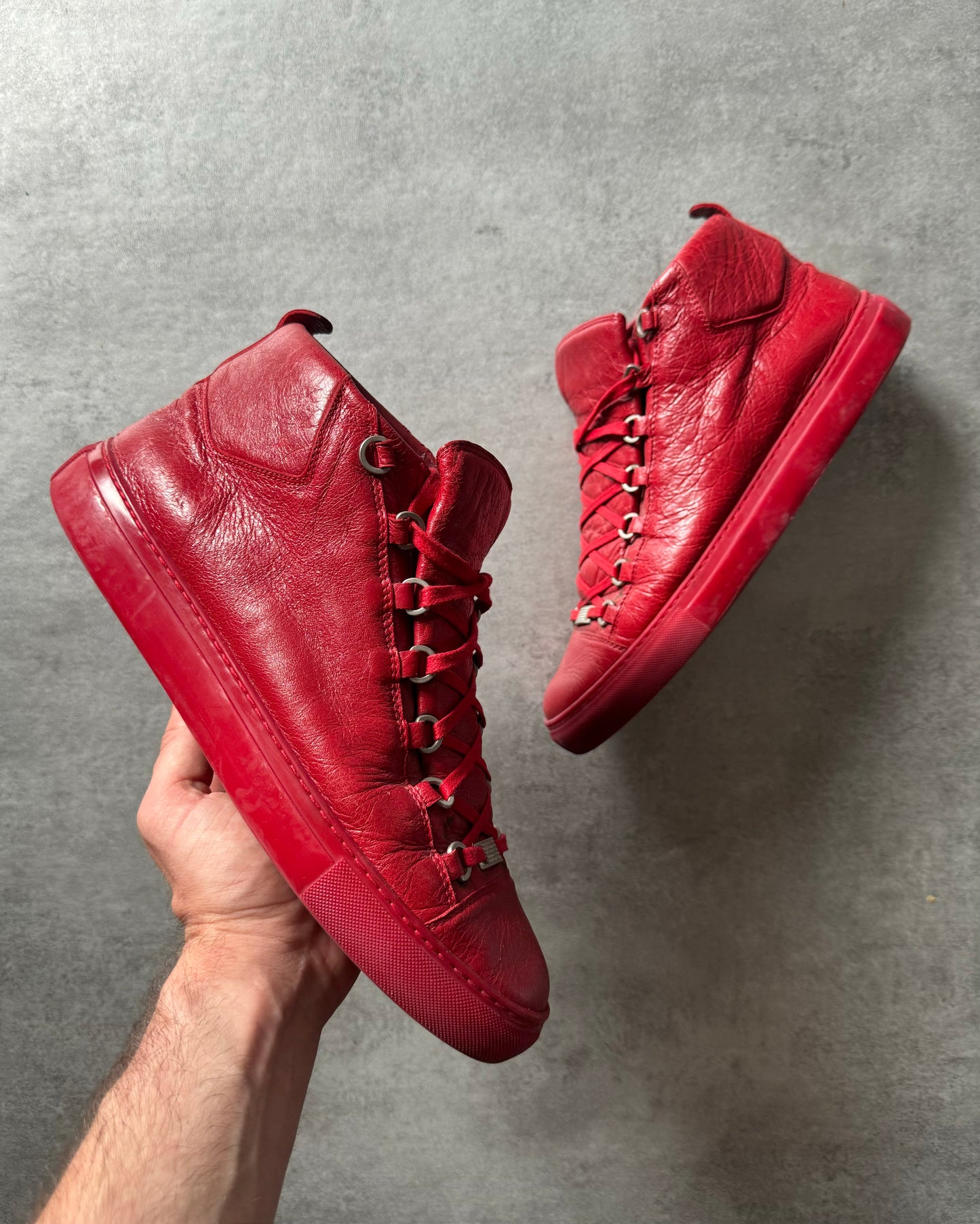 Balenciaga Arena High Top Red (43) - 1