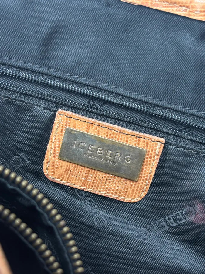 Iceberg Black Nylon Fringe Shoulder Bag ZbdzeTL 15