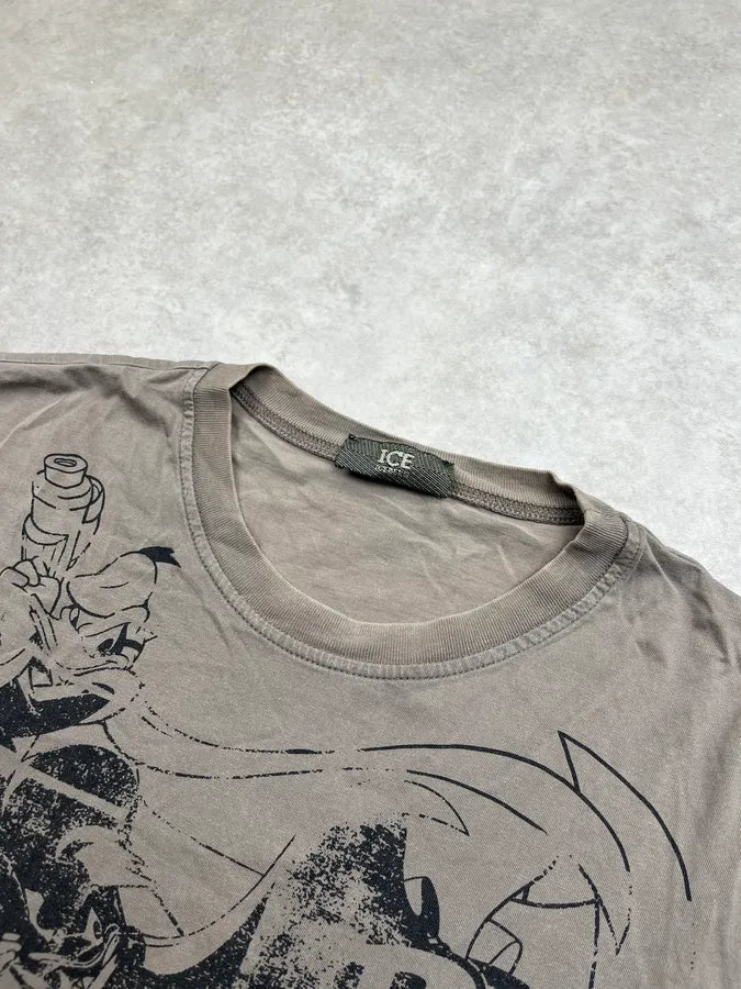 Iceberg Donald Duck Grey T-Shirt wuekPje 3