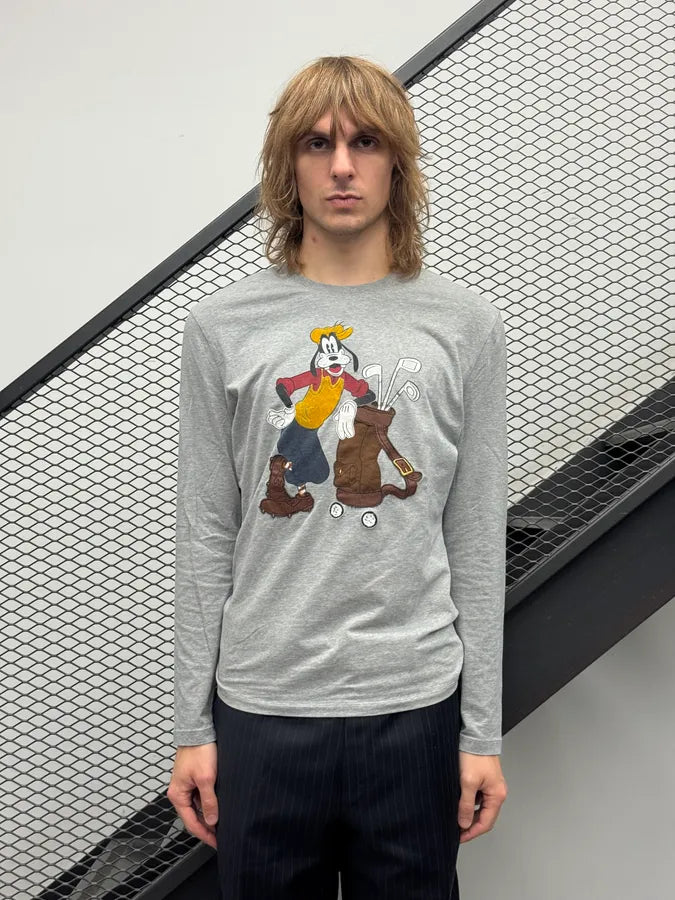 2000s Iceberg Grey Cartoon Goofy Embroidered Longsleeve sijuzpm 1