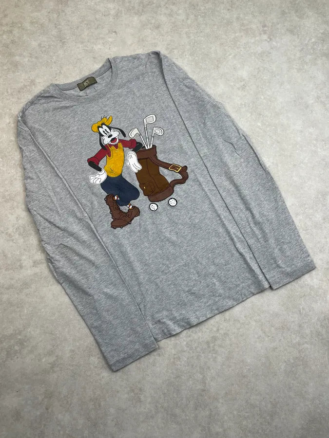 2000s Iceberg Grey Cartoon Goofy Embroidered Longsleeve sijuzpm 3