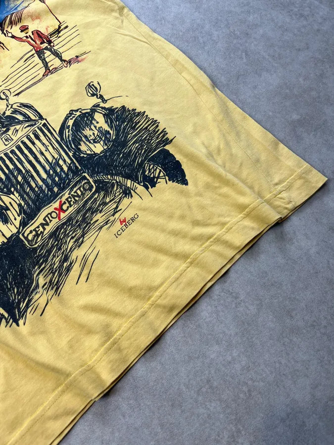 Iceberg Old Paris Yellow T-Shirt gsoMYME 6